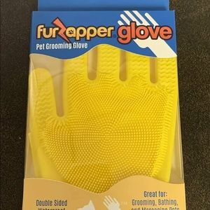 Silicone Pet Grooming Glove DRY OR WET